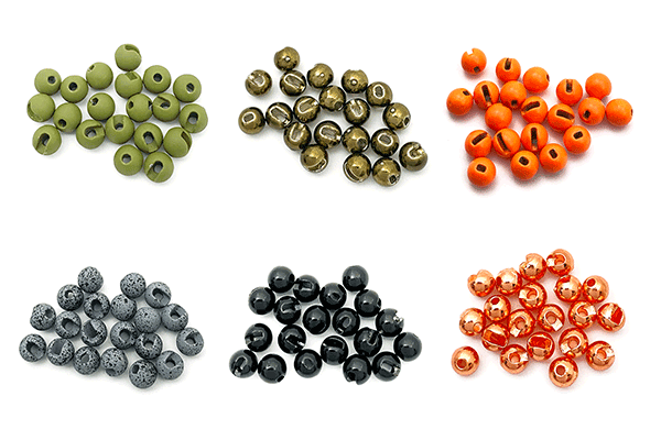 MFC Slotted Tungsten Beads Mottled