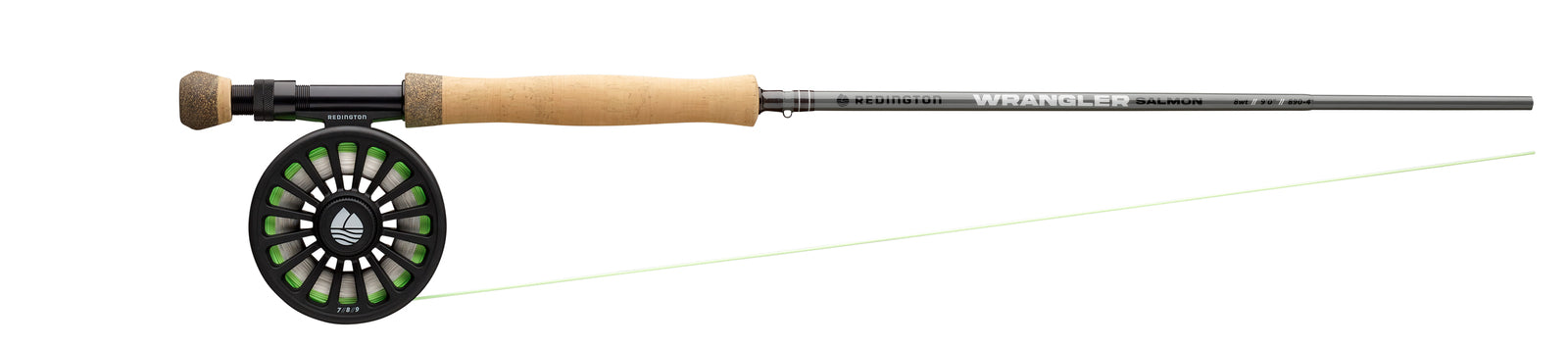 Redington Wrangler SALMON & STRIPER 8wt Kit - Fly Rod & Reel Combo w/ Case - NEW!