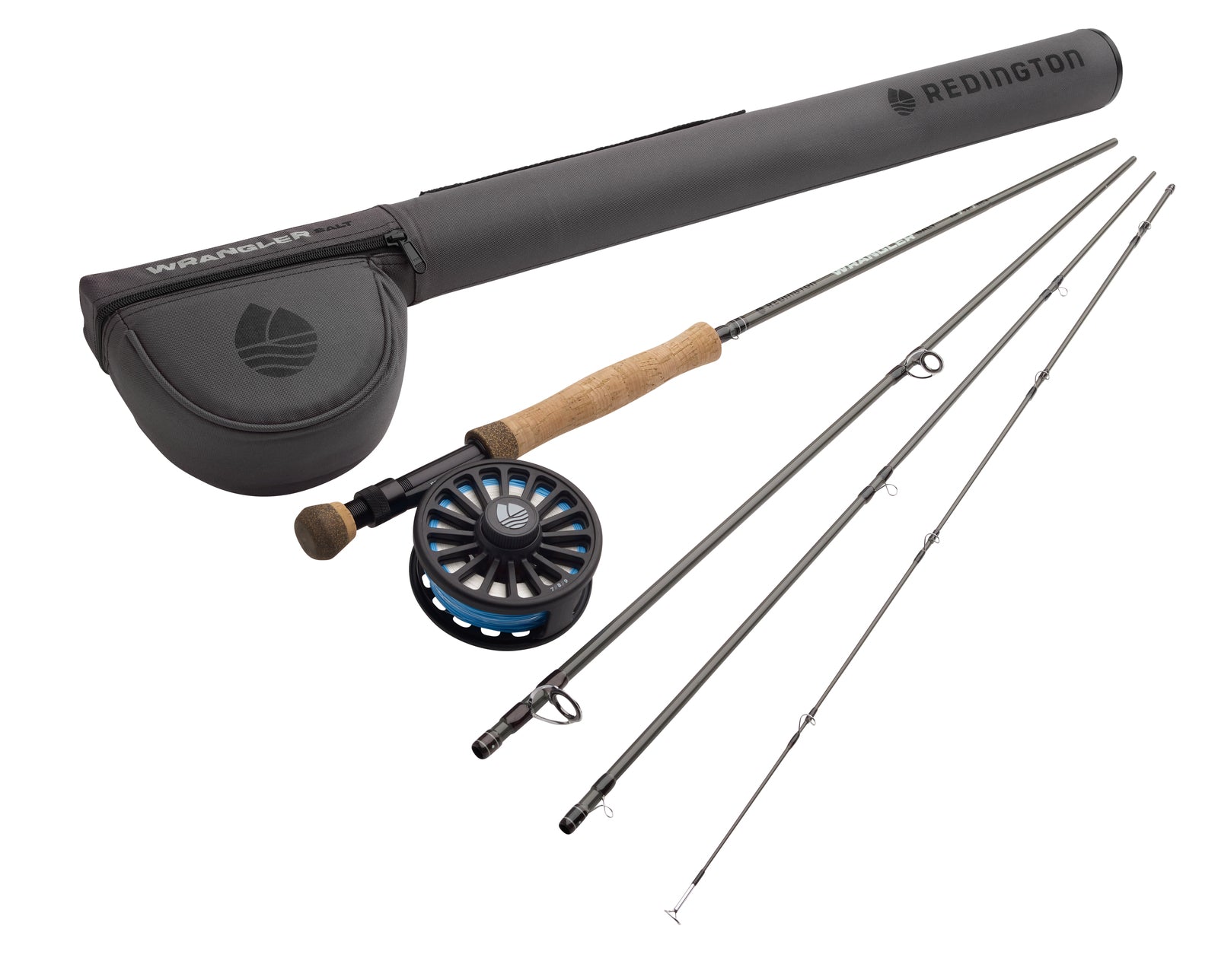 Redington Wrangler Kit Salt Saltwater Fly Fishing Beginner Kit Rod & Reel
