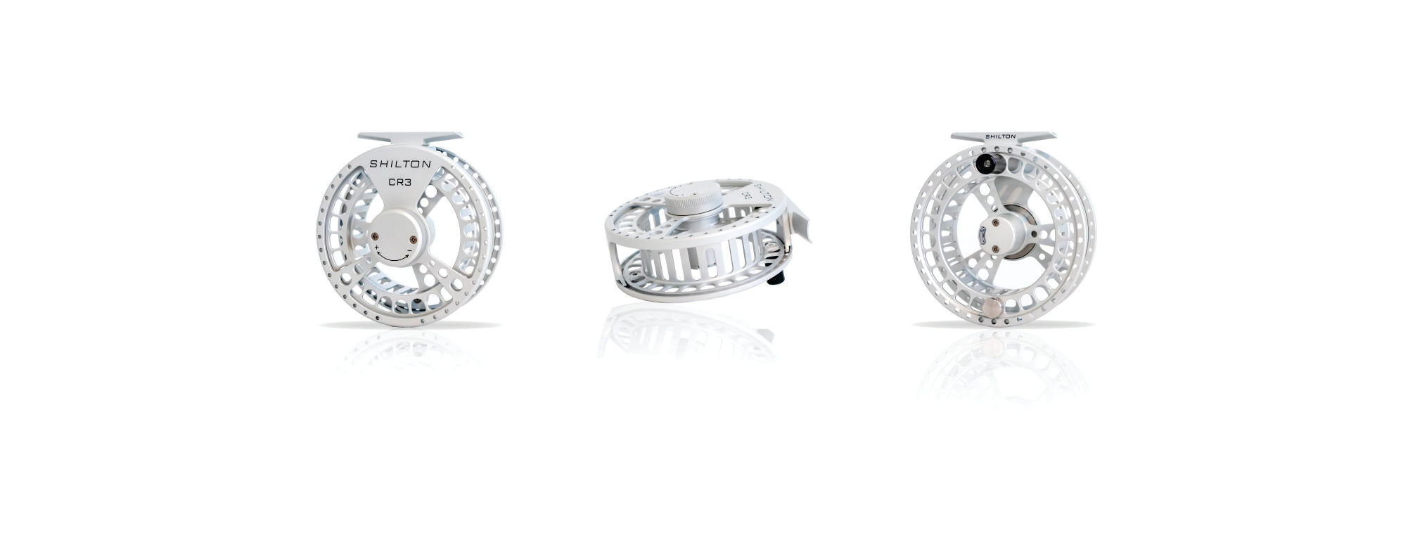 Shilton CR3 Reel (5-6wt) in Titanium Silver