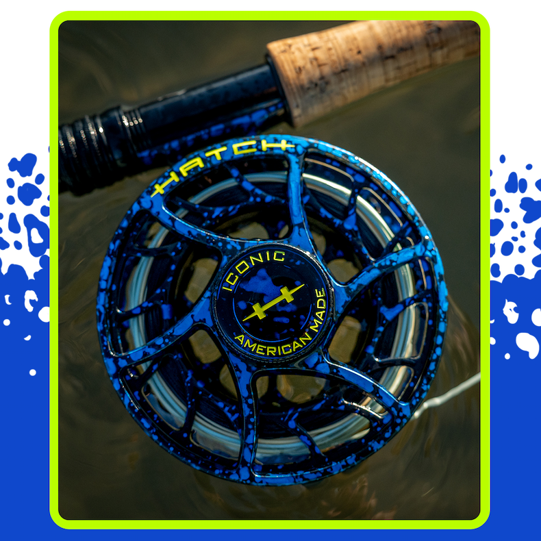 Hatch Iconic 9+ Dark Matter Blue Special Limited Edition Fly Reels