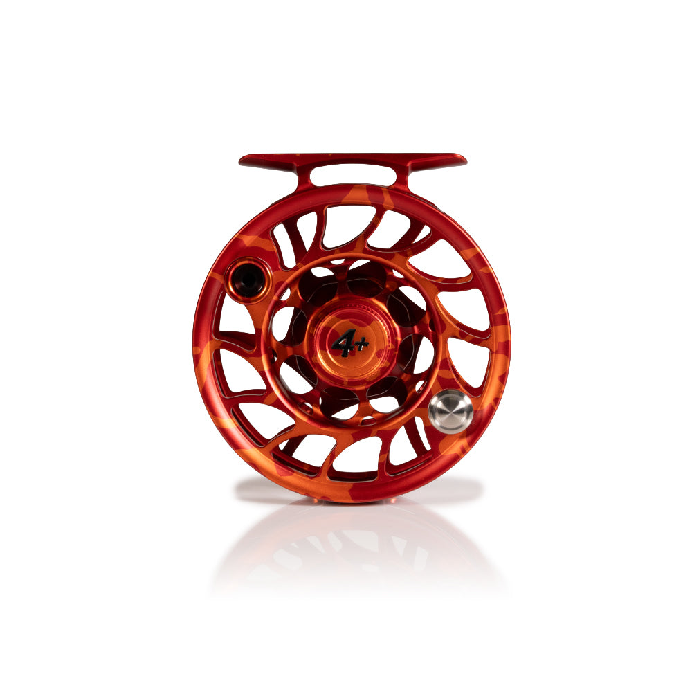 Hatch Iconic 4+ Plus Fly Reel in Magma Special Edition Color