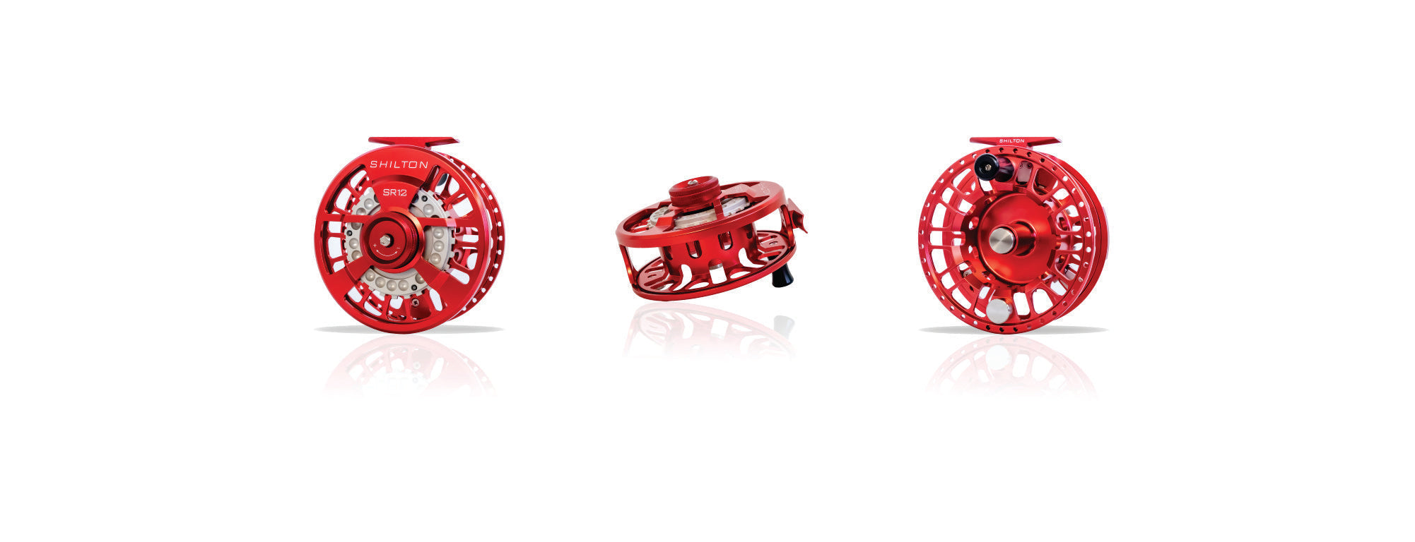 OPEN BOX Shilton SR12 Reels (12wt+) in "Red White & Blue"