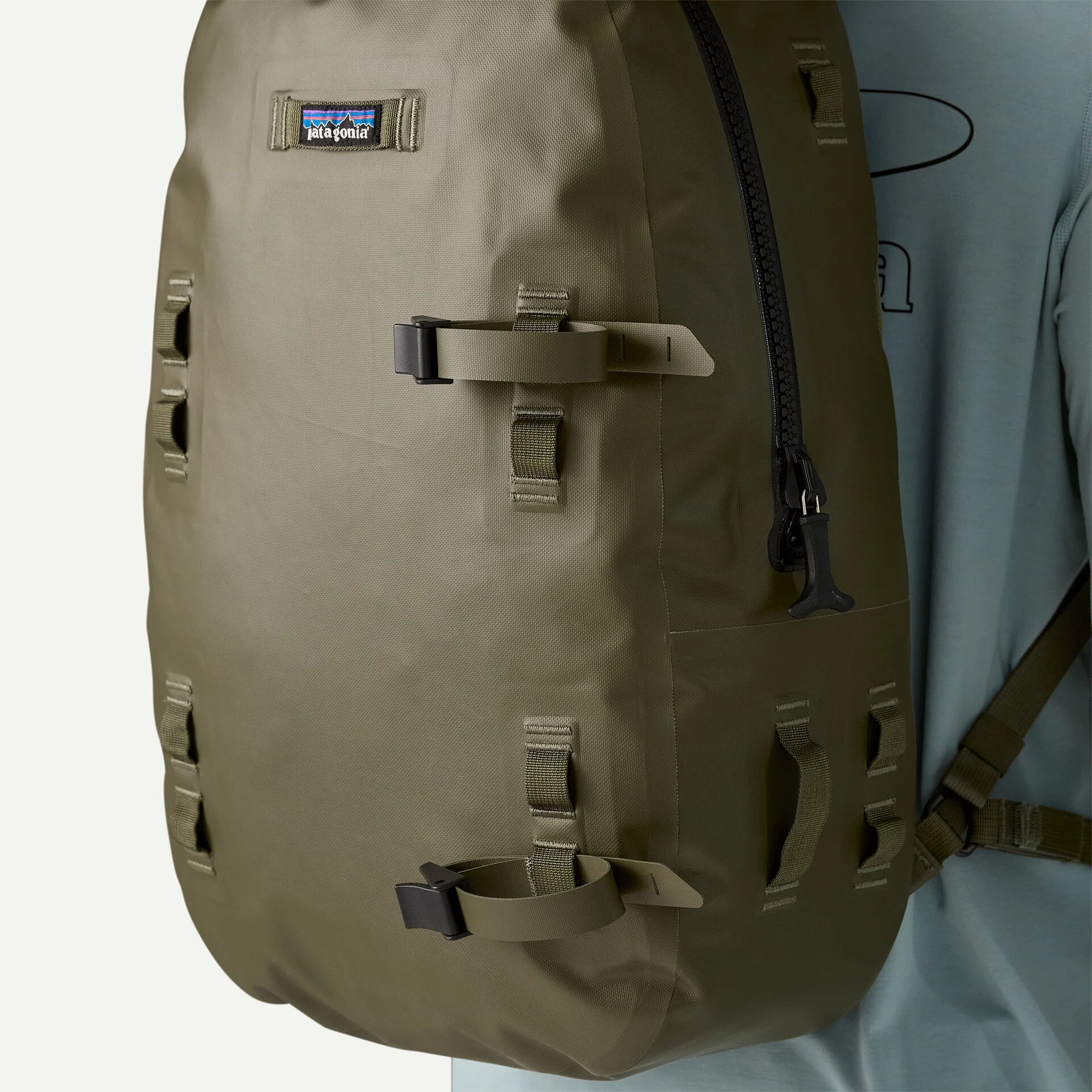Patagonia Guidewater Backpack in Basin Green - Submersible/Waterproof