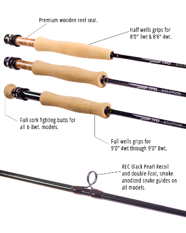TFO Solution Fly Rods - New!