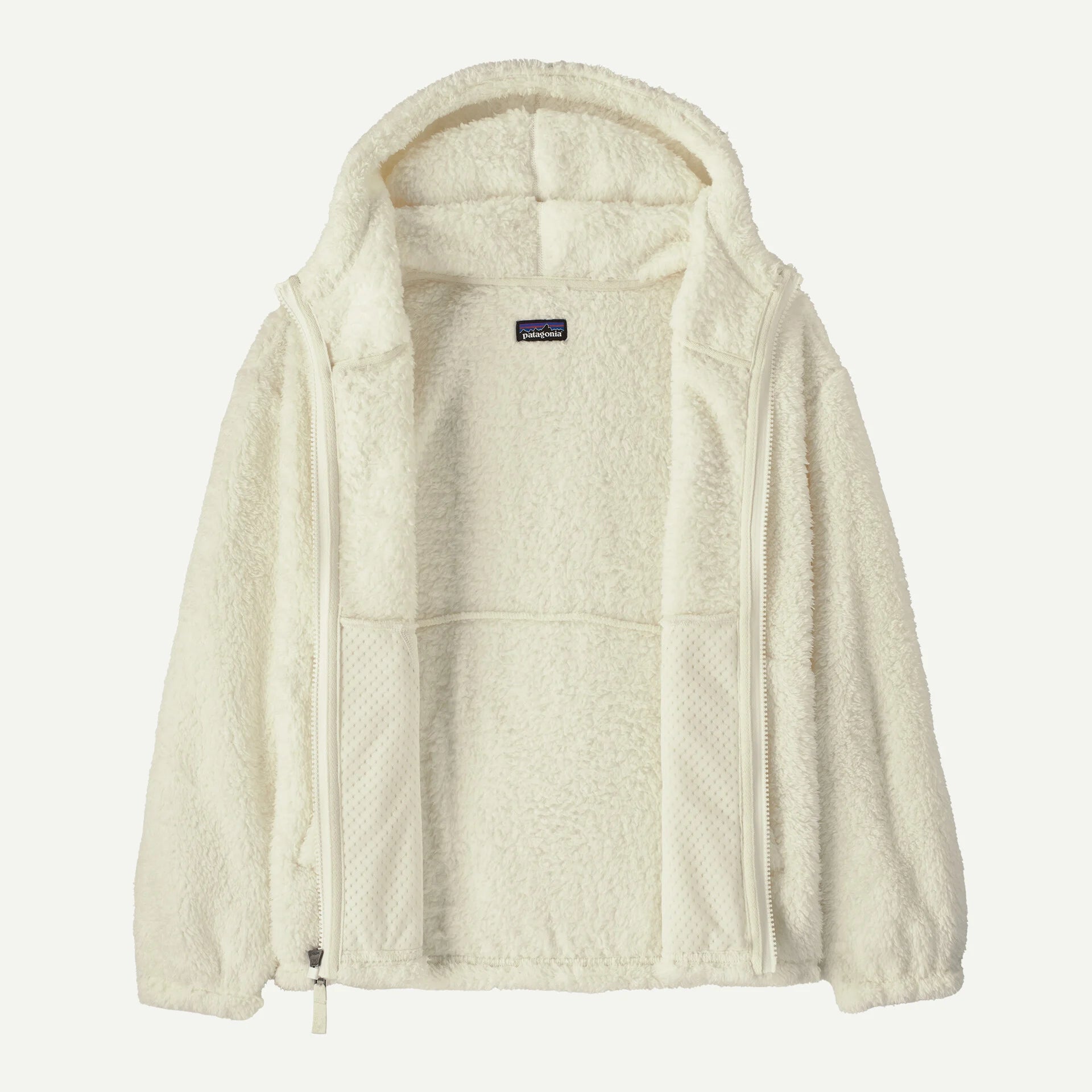 Patagonia Kids' Los Gatos Fleece Hoody in Birch White