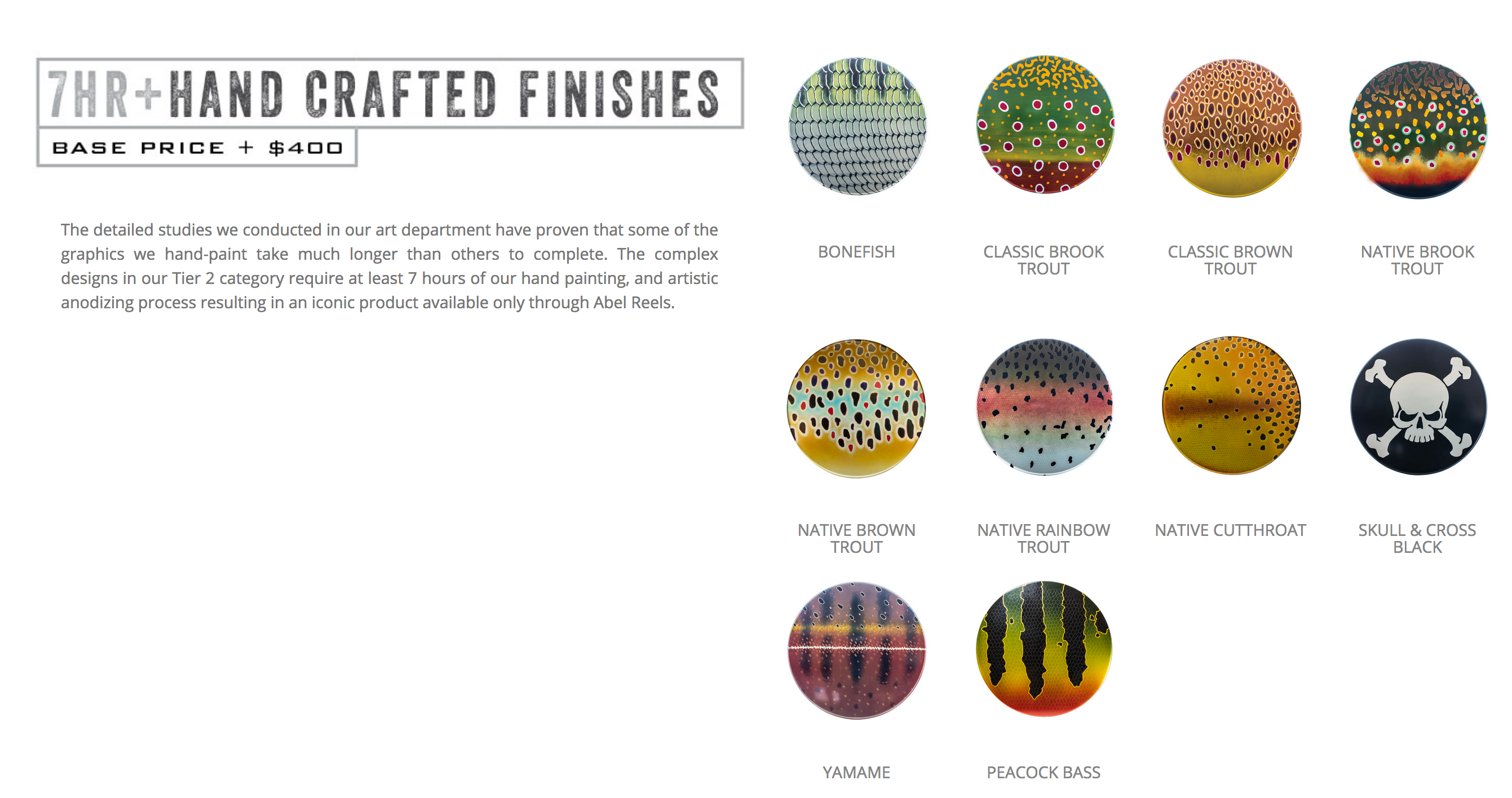 Abel SDF Reel in "Native Cutthroat"