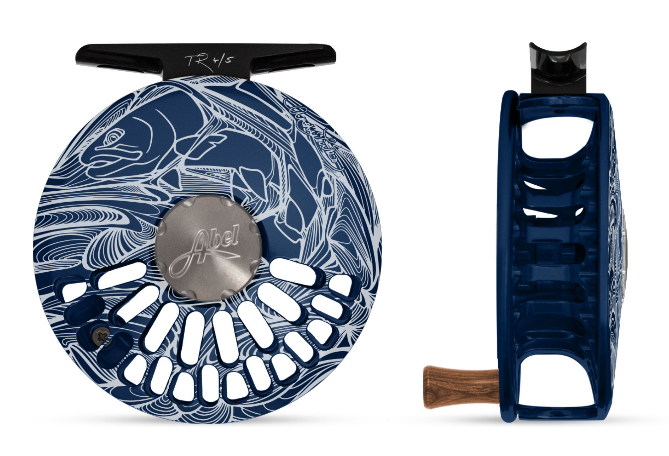 Abel TR Larko Trout engraving