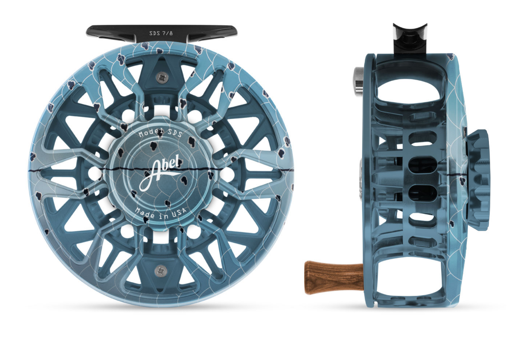 Abel SDS 9/10 Deep Blue Fly Reel