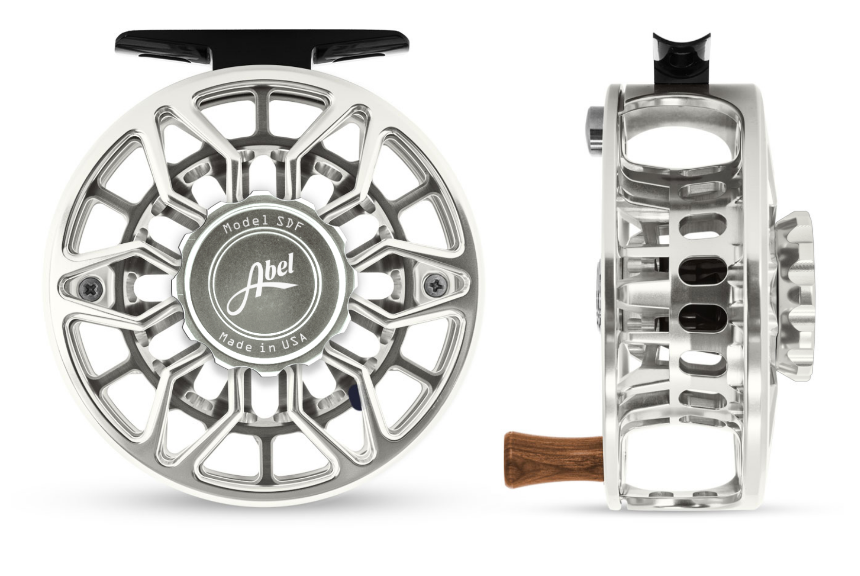Abel SDF Reel in Platinum Silver