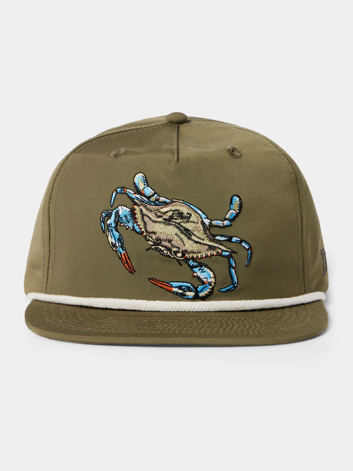 Duck Camp Blue Crab Hat in Charcoal