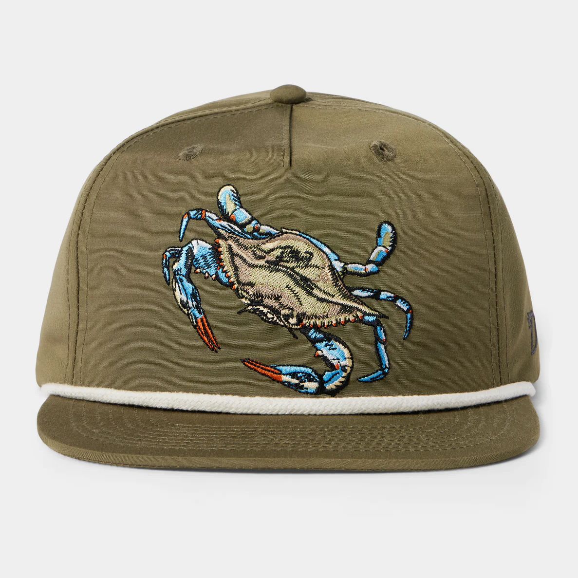Duck Camp Blue Crab Hat in Charcoal