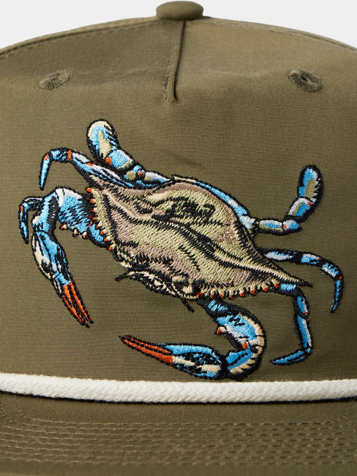 Duck Camp Blue Crab Hat in Charcoal