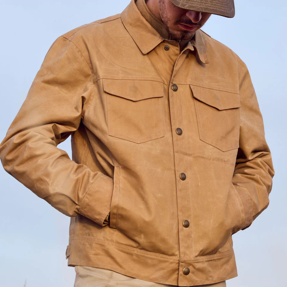 Tom Beckbe Chatom Jacket in Wheat Tan