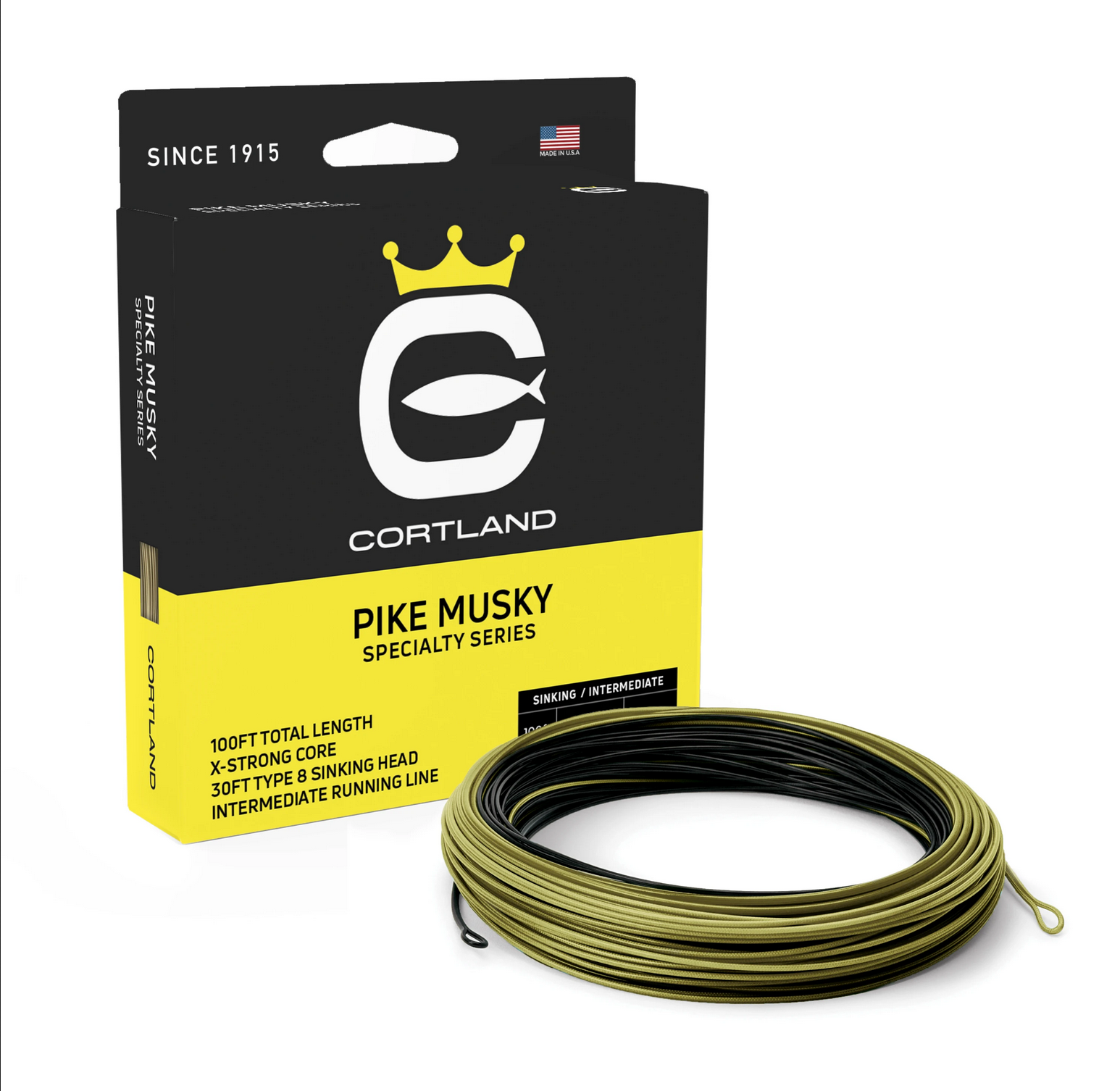 Cortland Pike Musky Fly Line - Sink 8