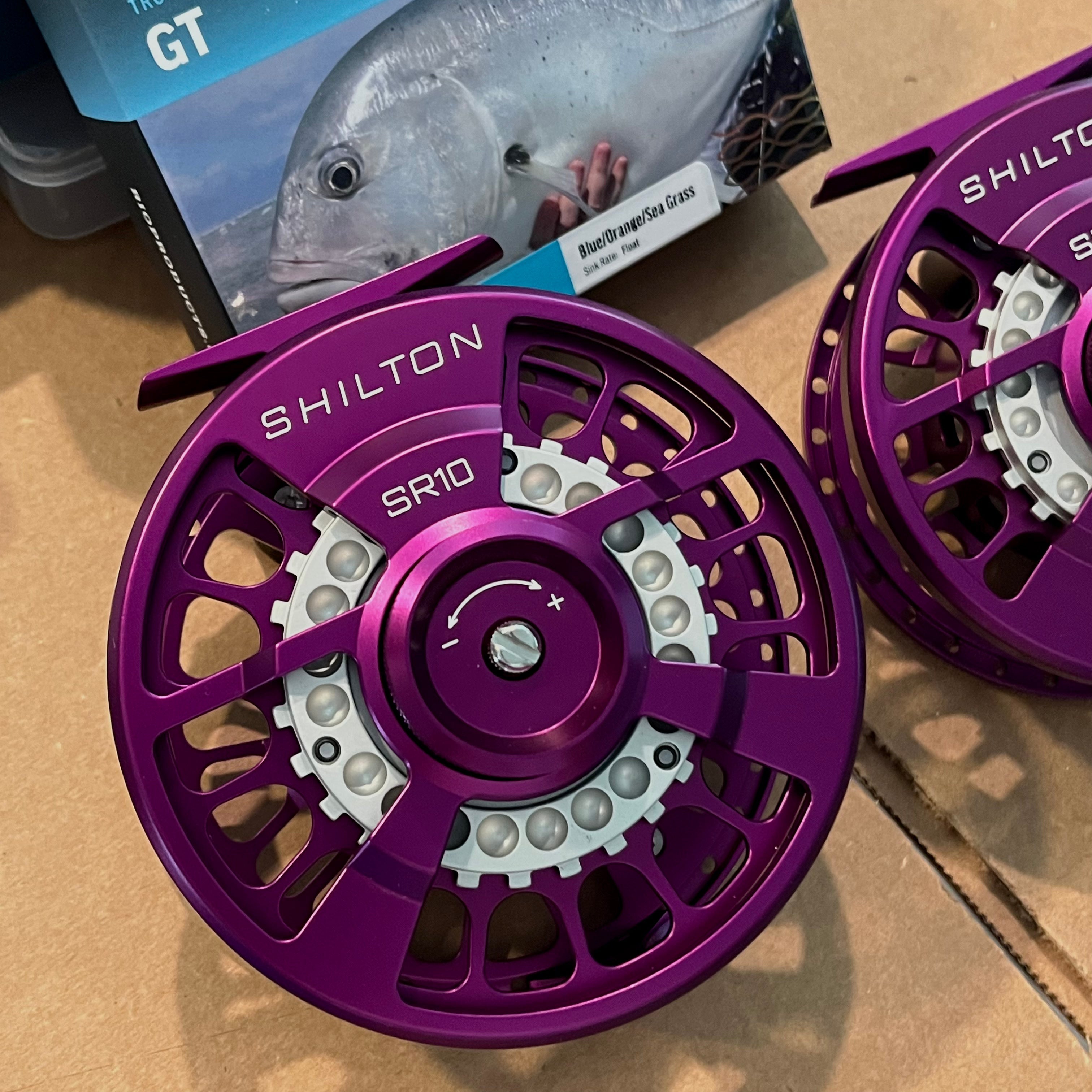 Shilton SR10 Purple Reel (10-11wt) - NEW!