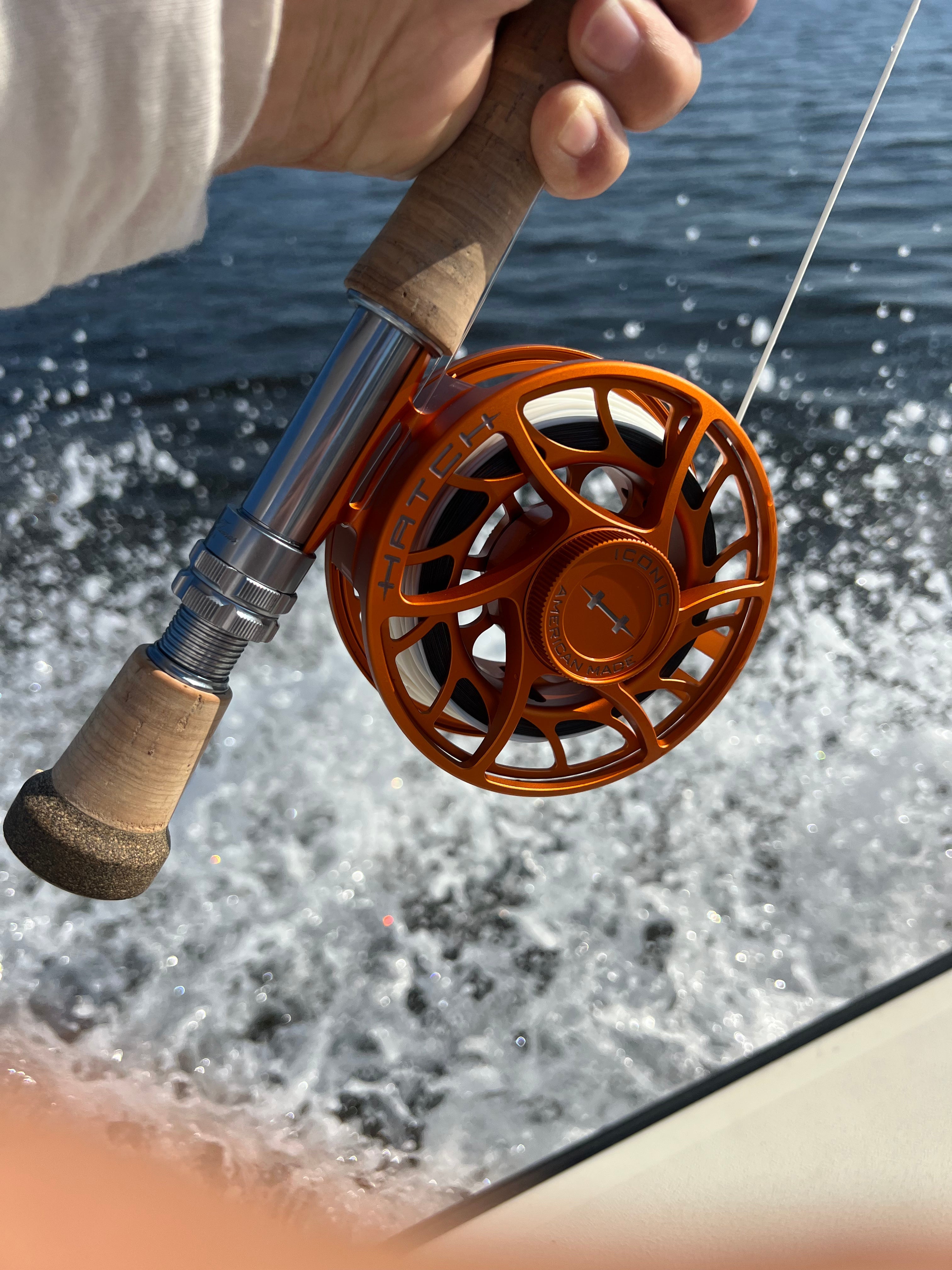 Hatch Iconic 7 Plus "Dragon's Blood" Red Special Limited Edition Fly Reels