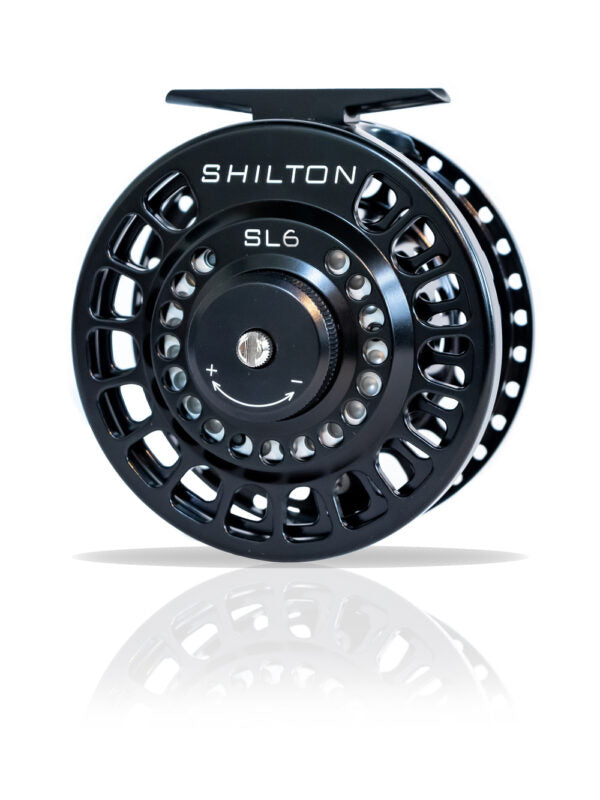 Shilton SL6 Black Reel (9-10wt)