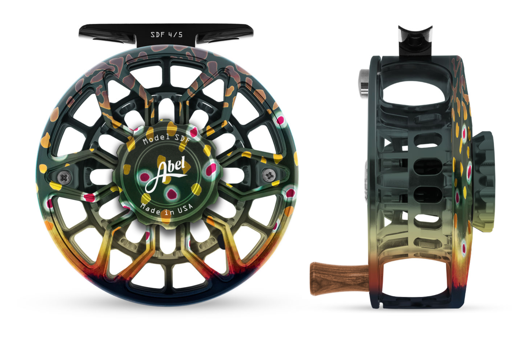 Abel SDF Reel in "Native Rainbow"