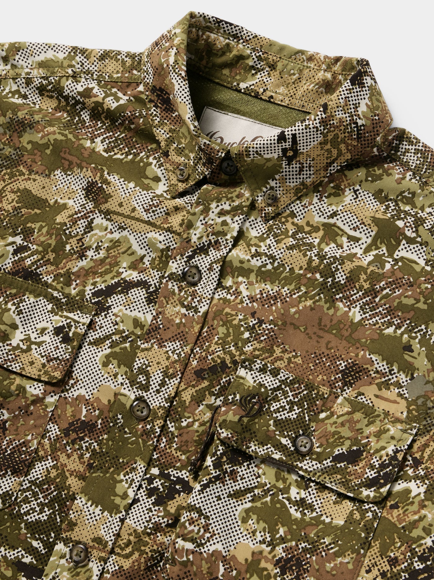 Duck Camp Men’s Lightweight Hunting Shirt Long Sleeve in Midland Camo