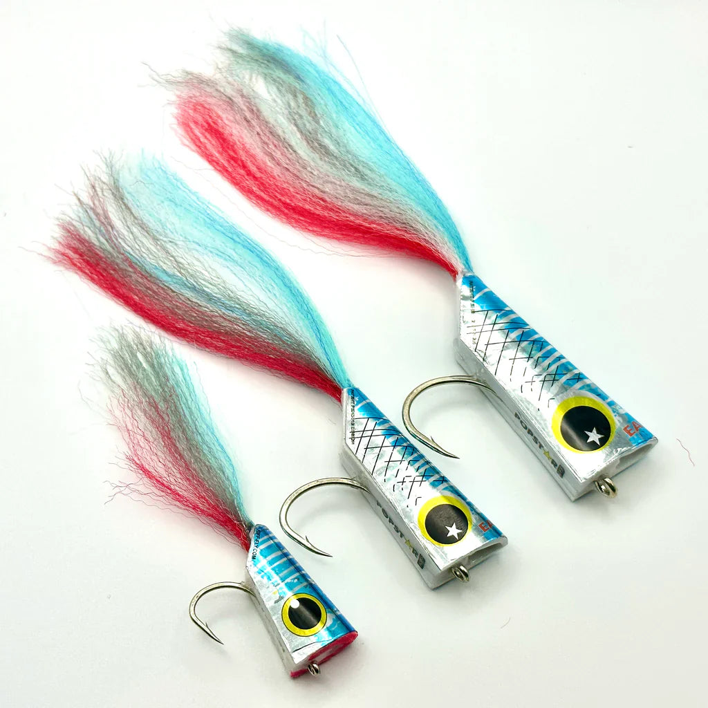 POPSTAR Blue #6/0 Big Game Crease Fly - NEW!