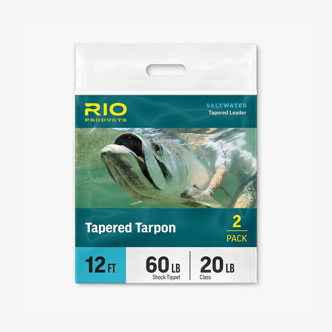 RIO Tapered Tarpon 12ft Leaders 2-Pack - NEW!