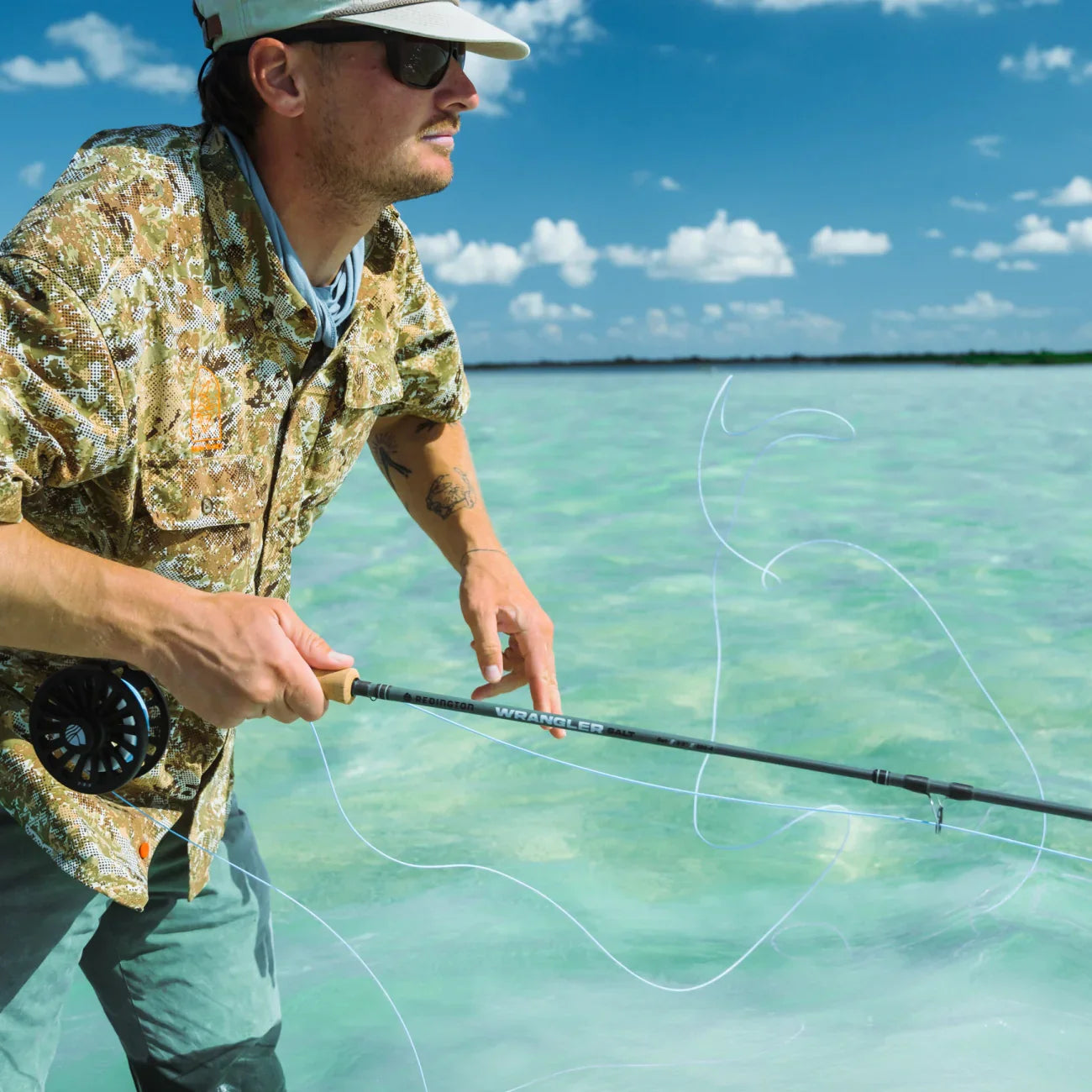 Redington Wrangler SALMON & STRIPER 8wt Kit - Fly Rod & Reel Combo w/ Case - NEW!