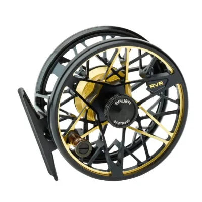 Bauer RVR 2/3wt Reel in Black/Gold