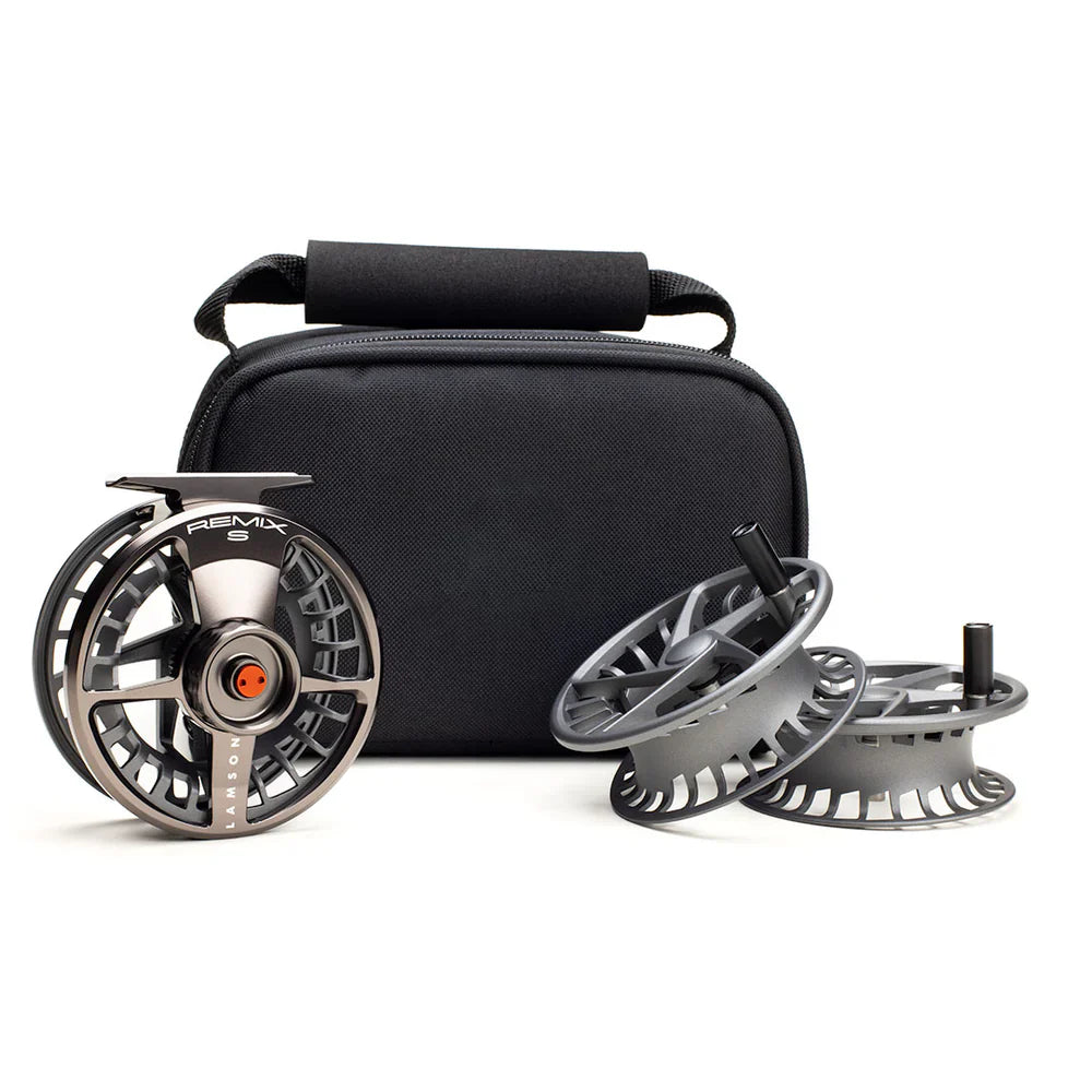 Lamson Remix S Fly Reels in Smoke Gray