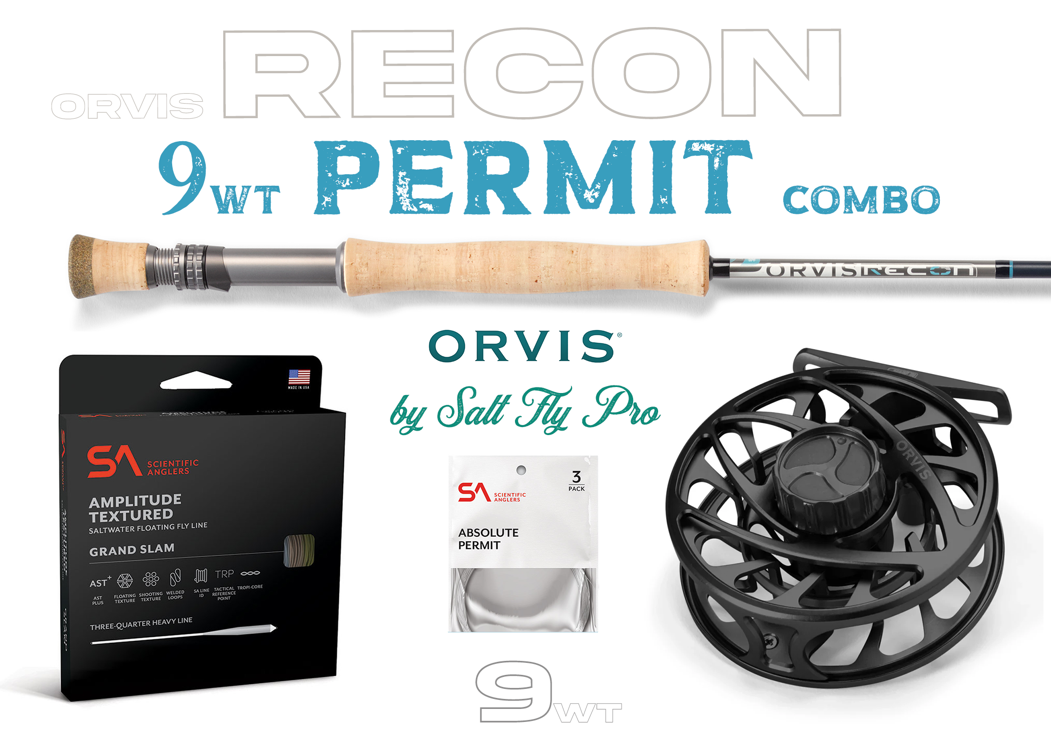 Orvis Recon 9wt PERMIT Combo Fly Rod Outfit