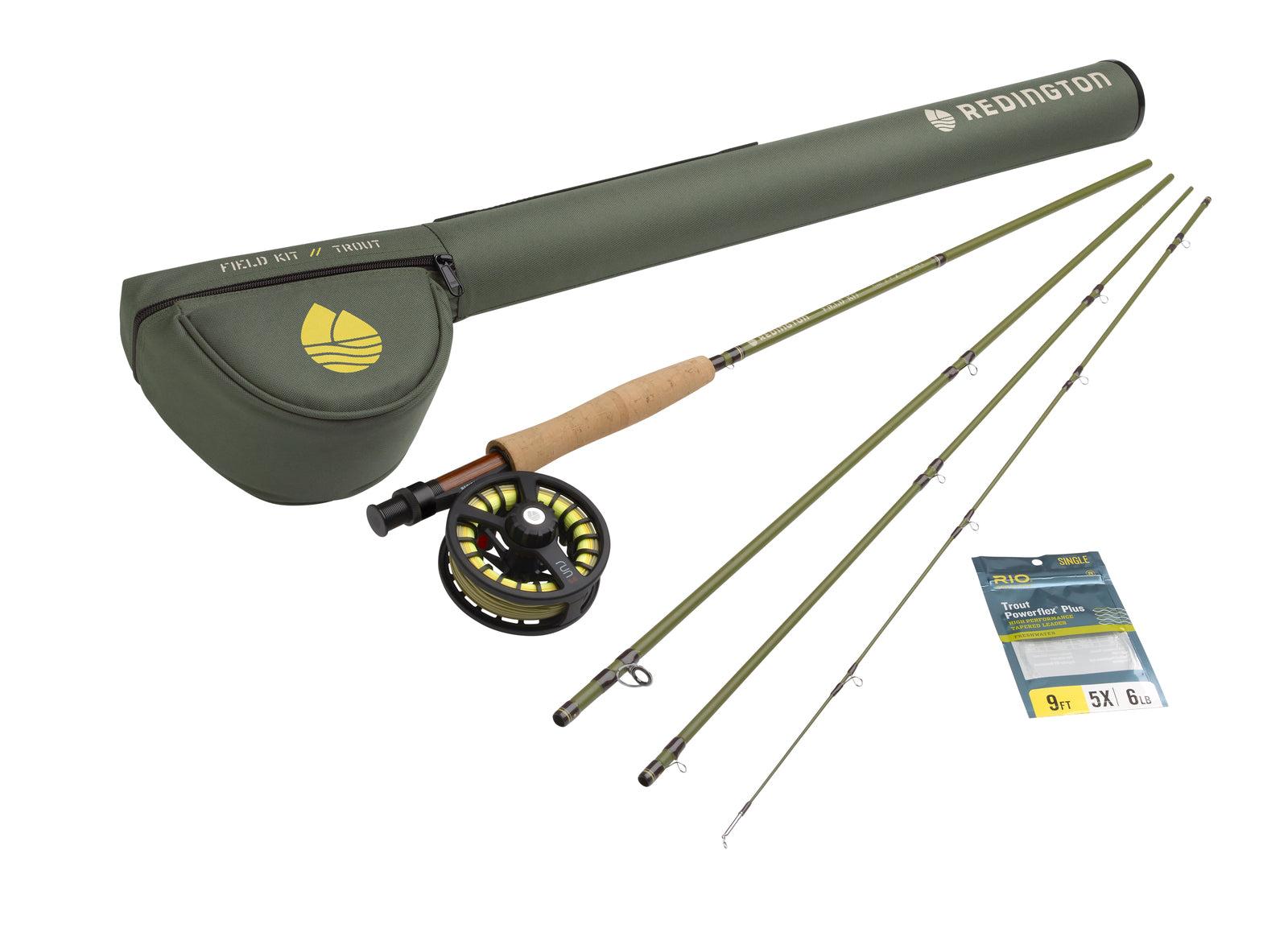 Redington Trout Field Kit Outfit Rod Reel Combo