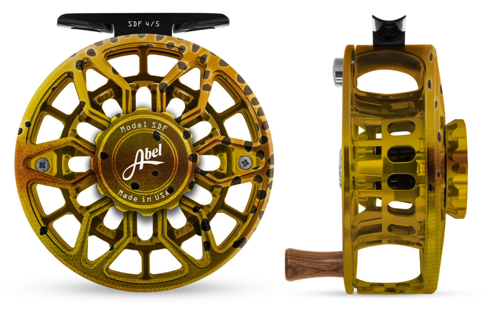 Abel SDF Fly Reel - "DeYoung Cutthroat Flank"