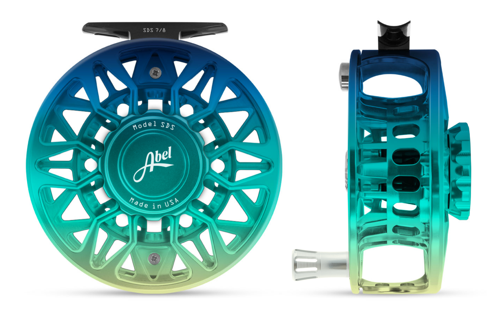 Abel SDS Flats Fade Fly Reel In Stock