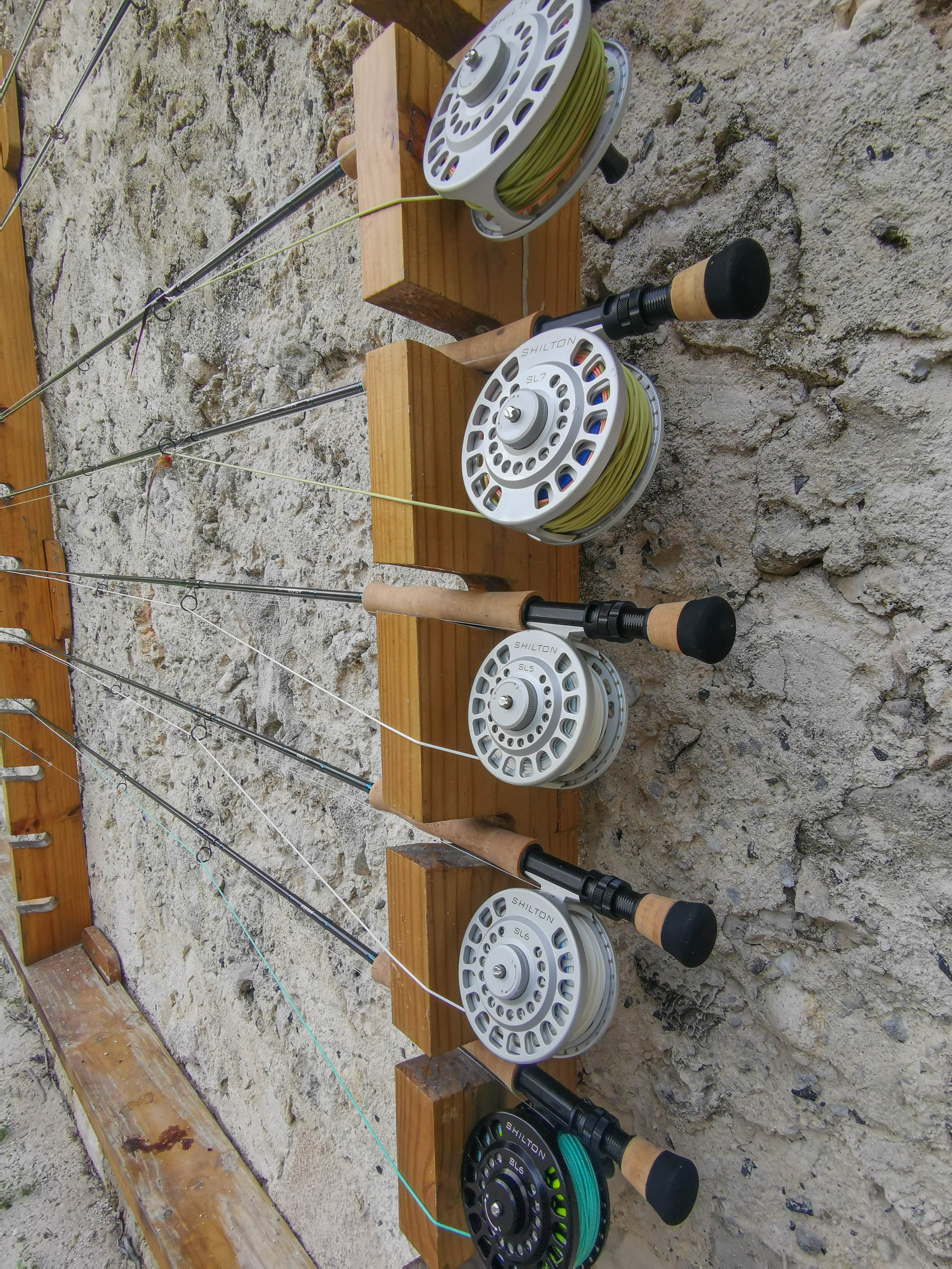 Open Box Shilton SL7 Reels (11-12wt) in Titanium Silver