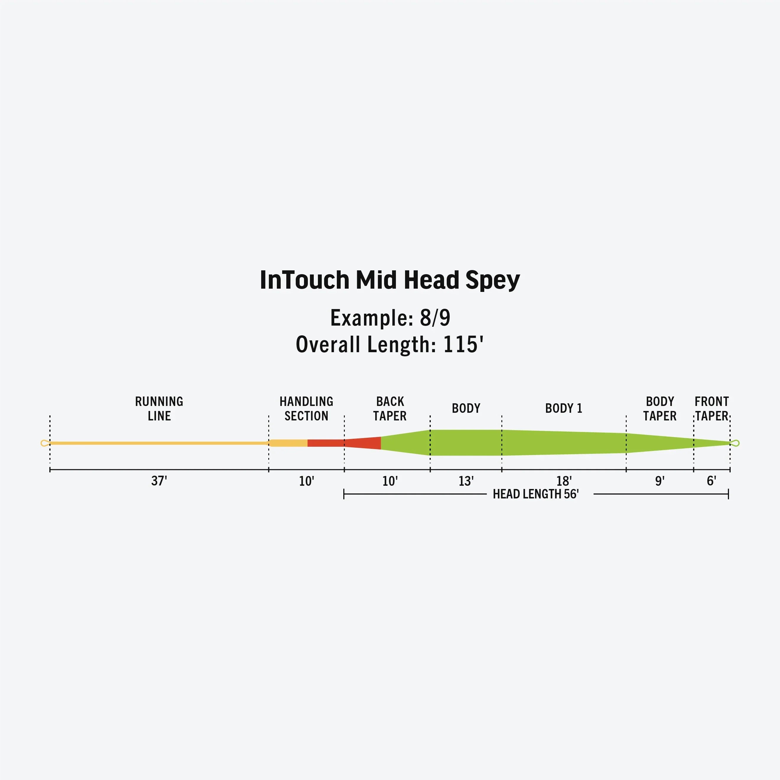 RIO InTouch Mid Head Spey Line