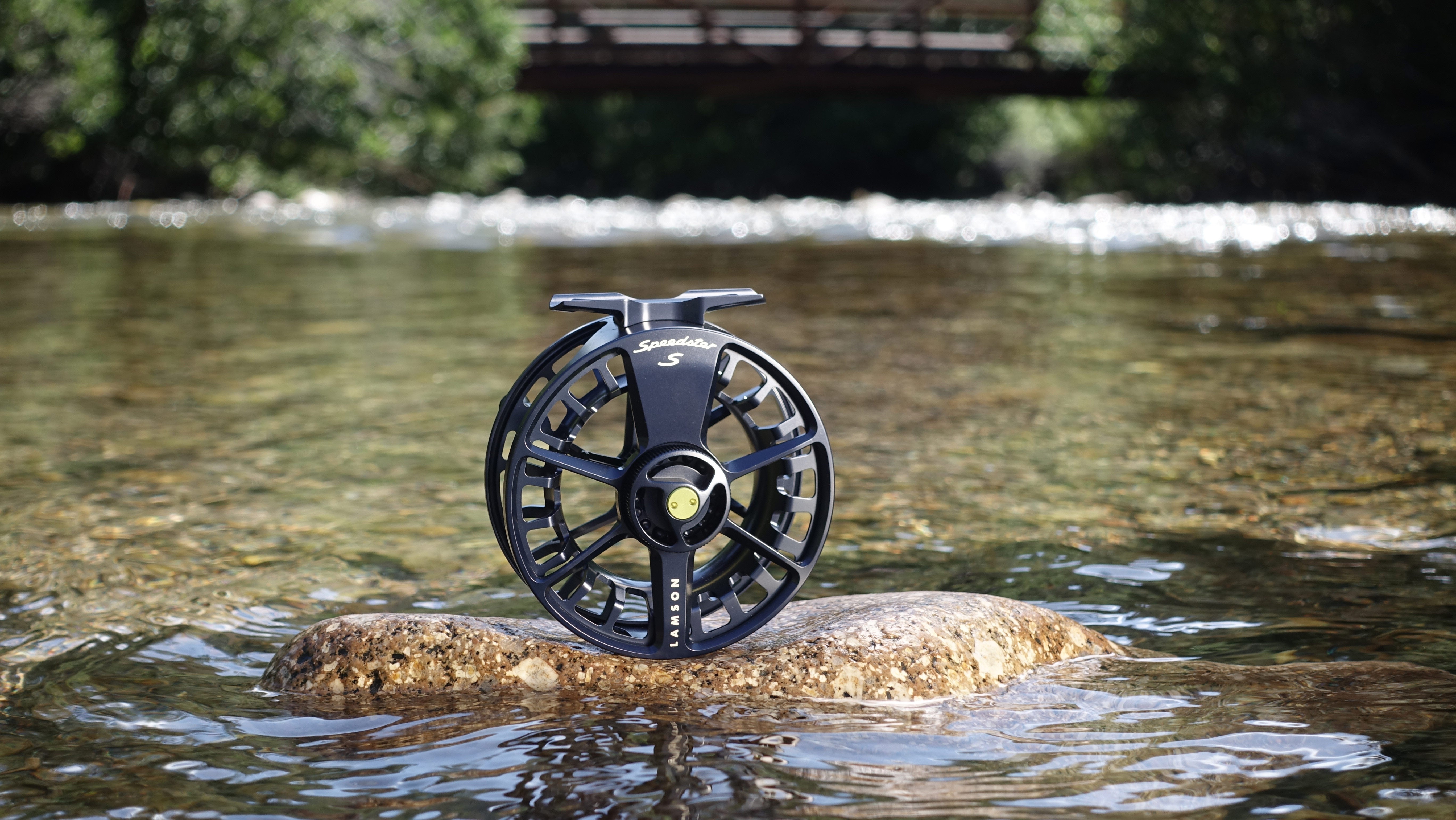 Lamson Speedster S Fly Reel in Battleship Gray - New!