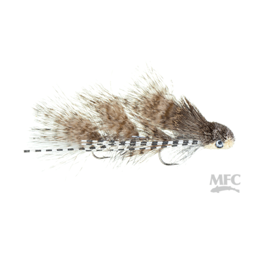 MFC Galloup's Two-Tone Dungeon Fly in Grey/White