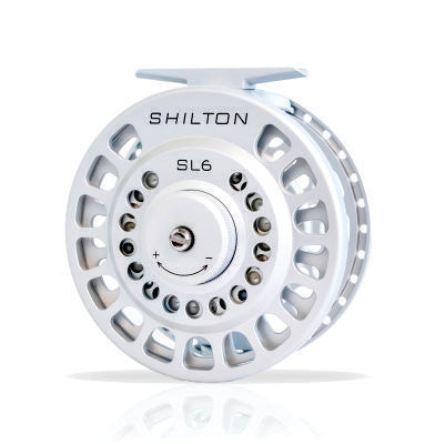 Open Box Shilton SL7 Reels (11-12wt) in Titanium Silver