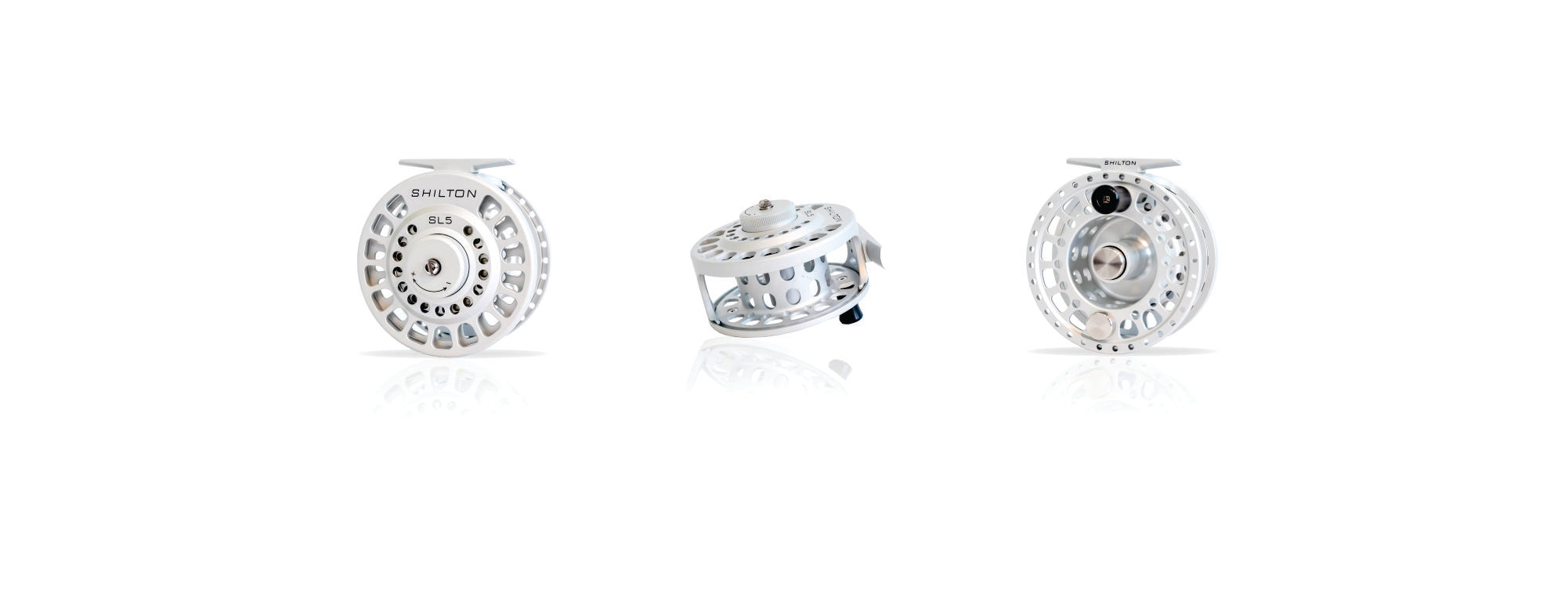 Shilton SL5 Reels (7-8wt) SL8 in Titanium Silver