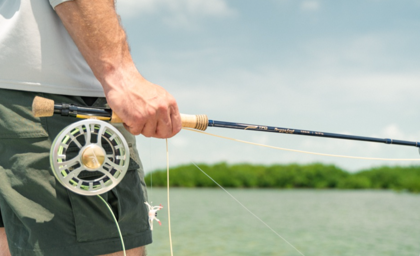 TFO NTR Fly Reels in Silver/Gold