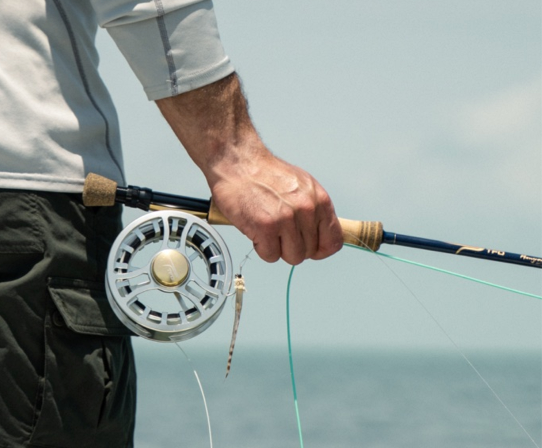 TFO NTR Fly Reels in Silver/Gold