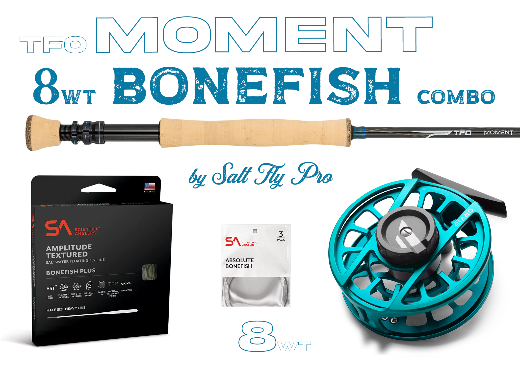 TFO Moment 9wt PERMIT Combo Fly Rod Outfit - New!