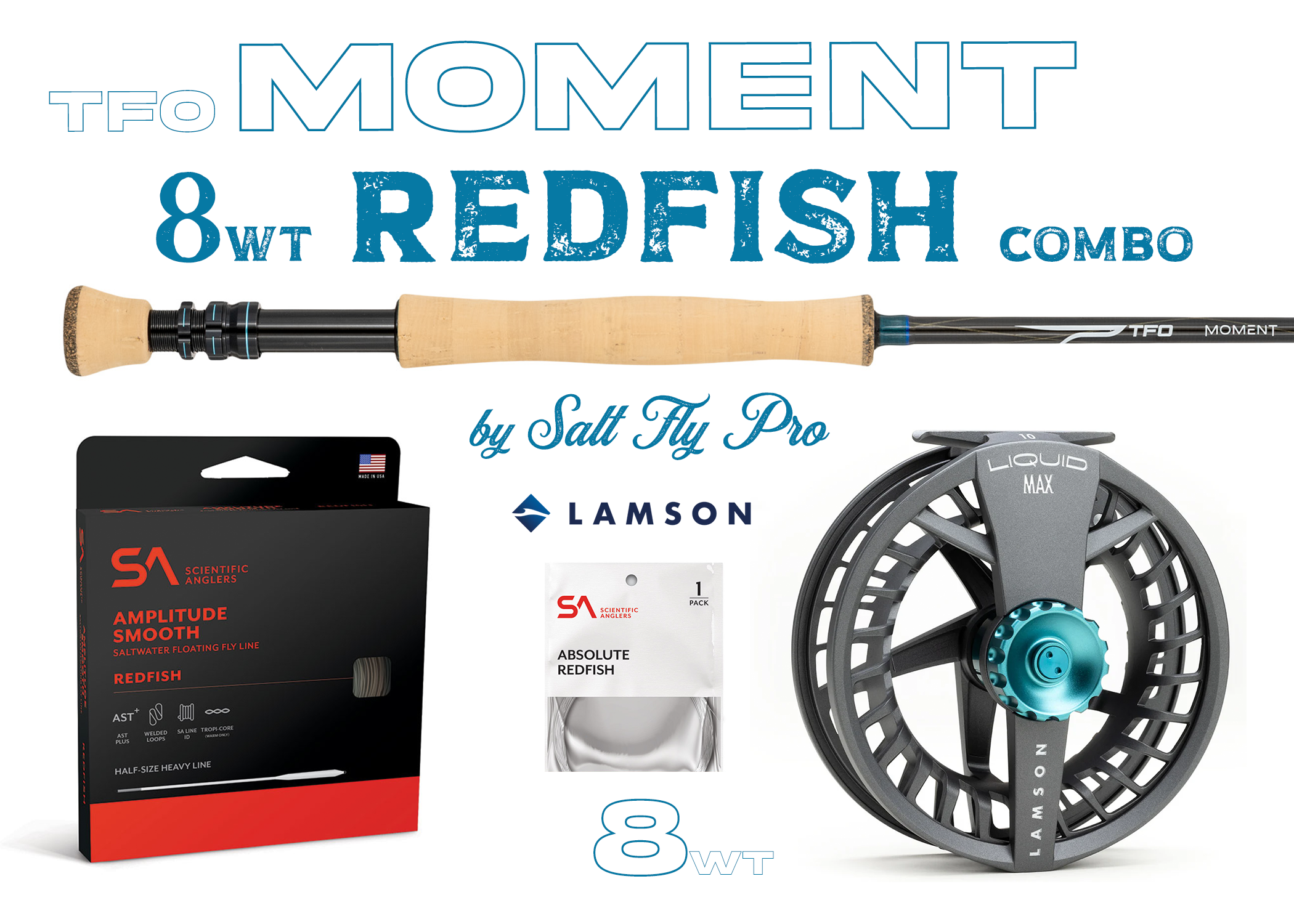 TFO Moment 9wt REDFISH Combo Fly Rod Outfit - New!