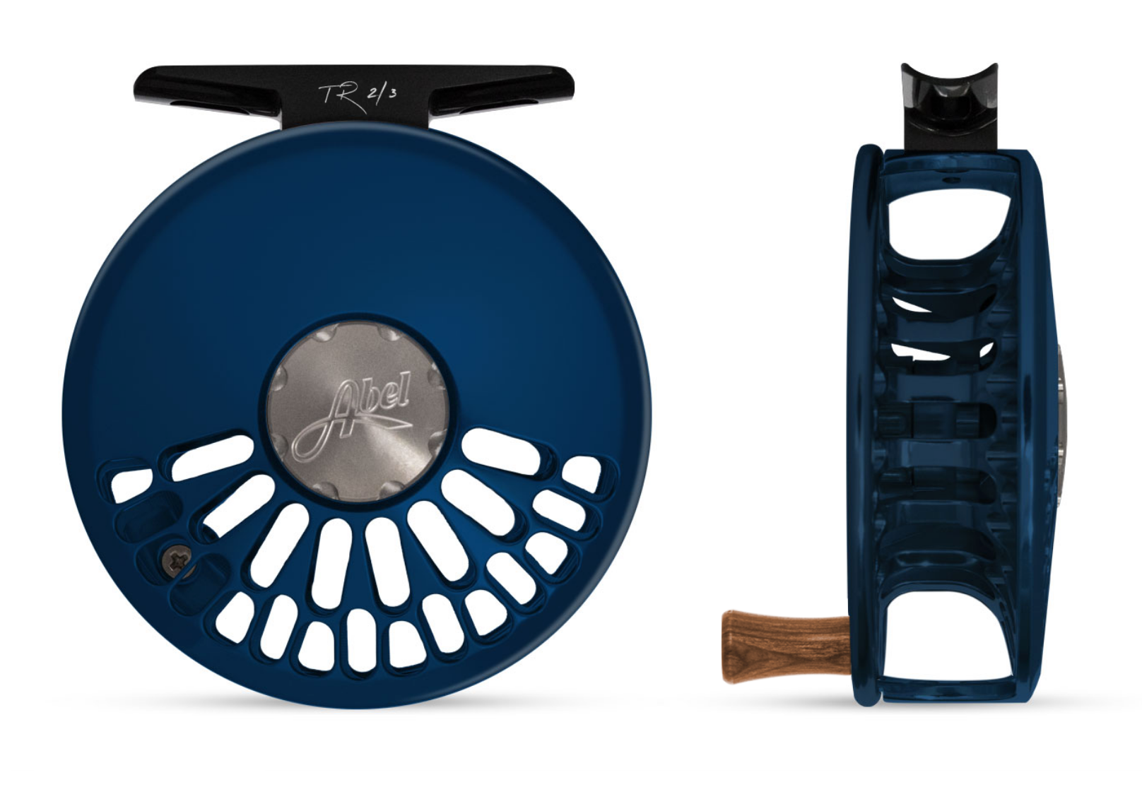 Abel TR Fly Reel in Platinum Silver