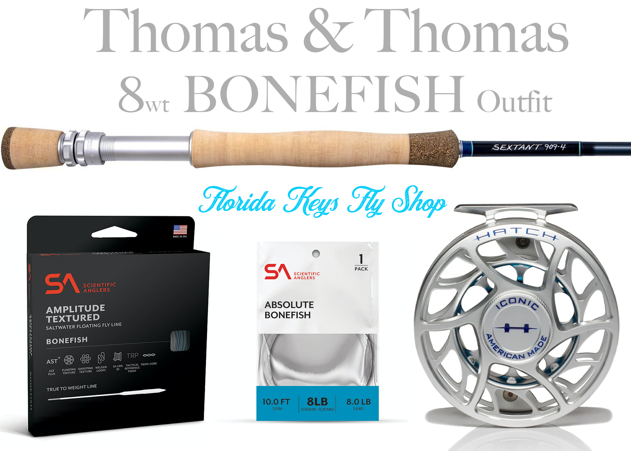 Thomas 8wt Bonefish SA Combo Outfit T&T