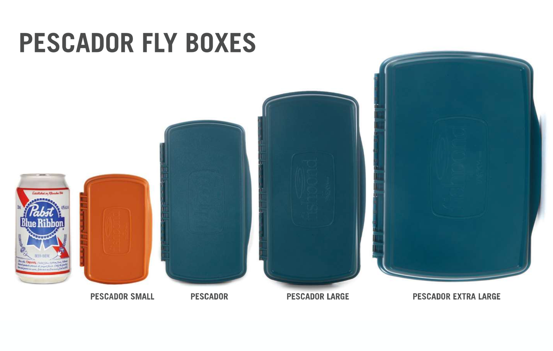 Tacky Pescador Medium Fly Box - Baja Blue