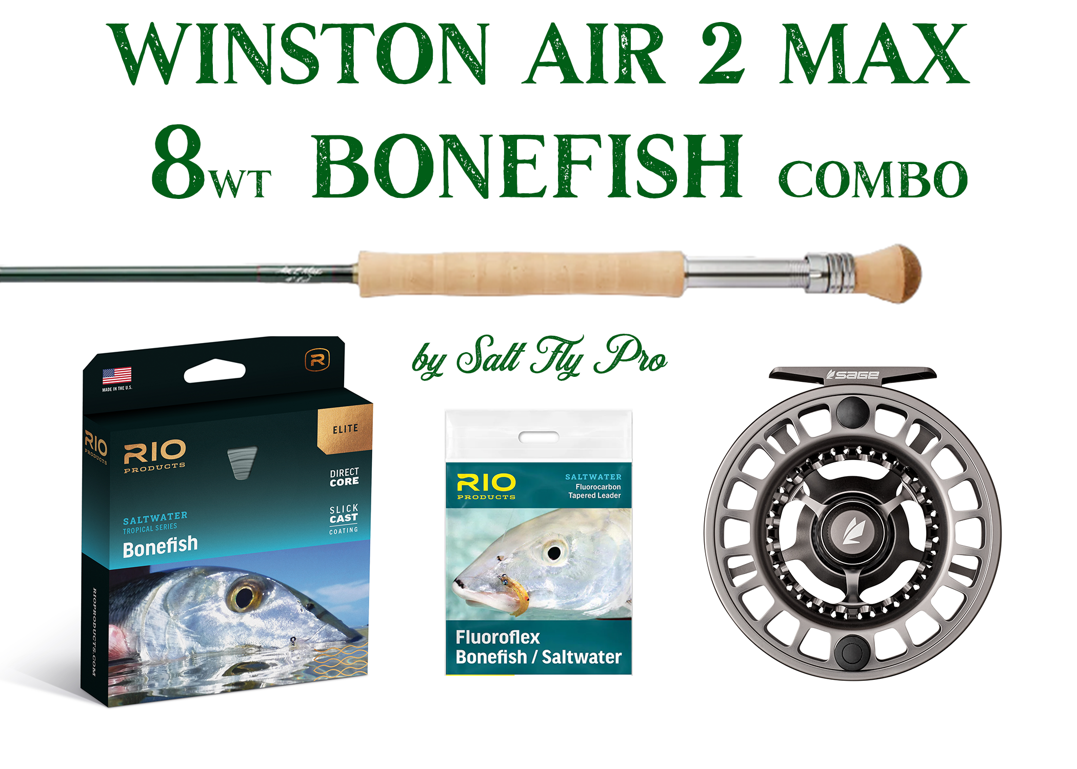 Winston AIR 2 MAX 9wt REDFISH Fly Rod Combo Outfit - NEW!