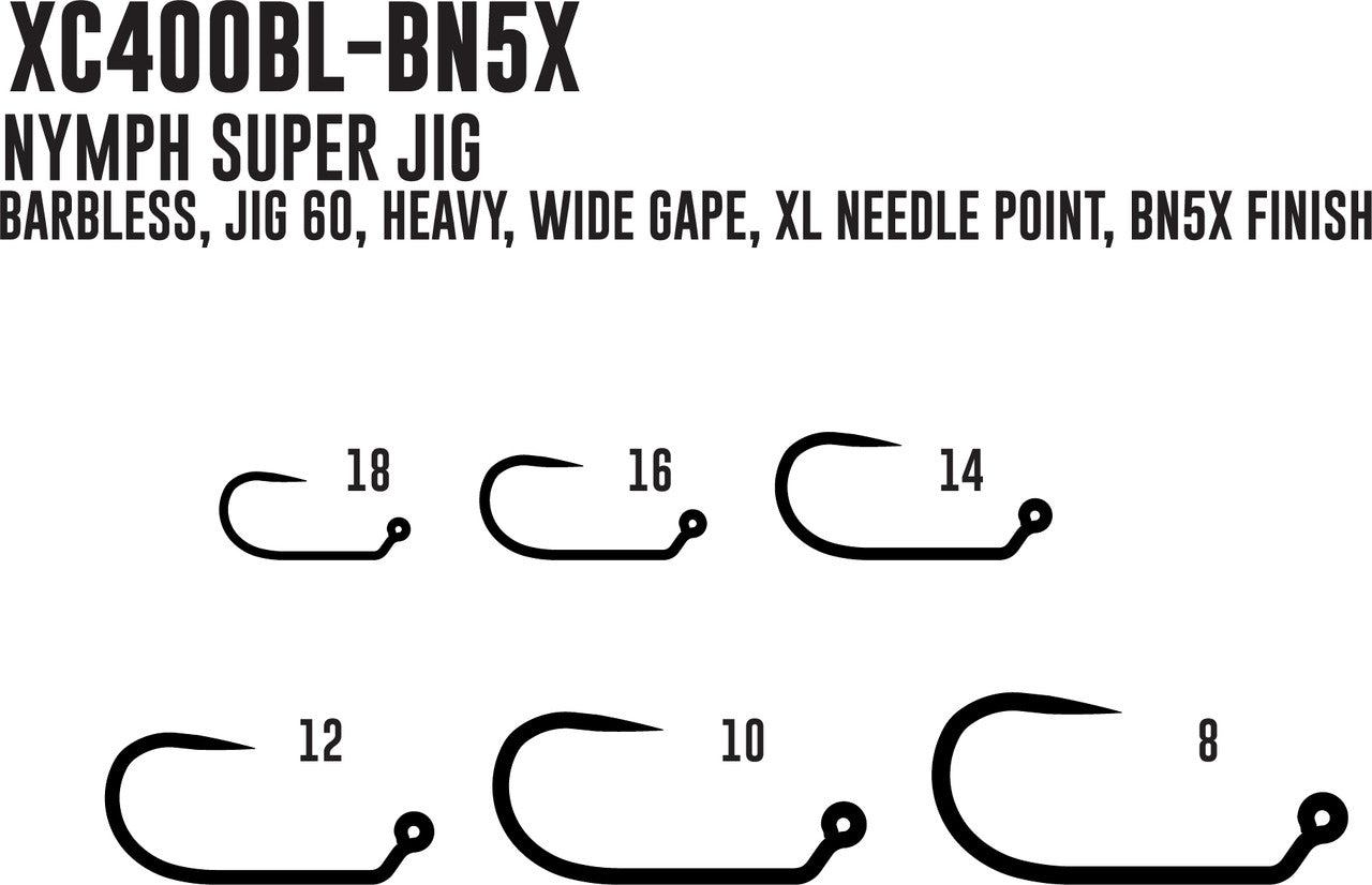 Umpqua XC400BL-BN Nymph Hooks