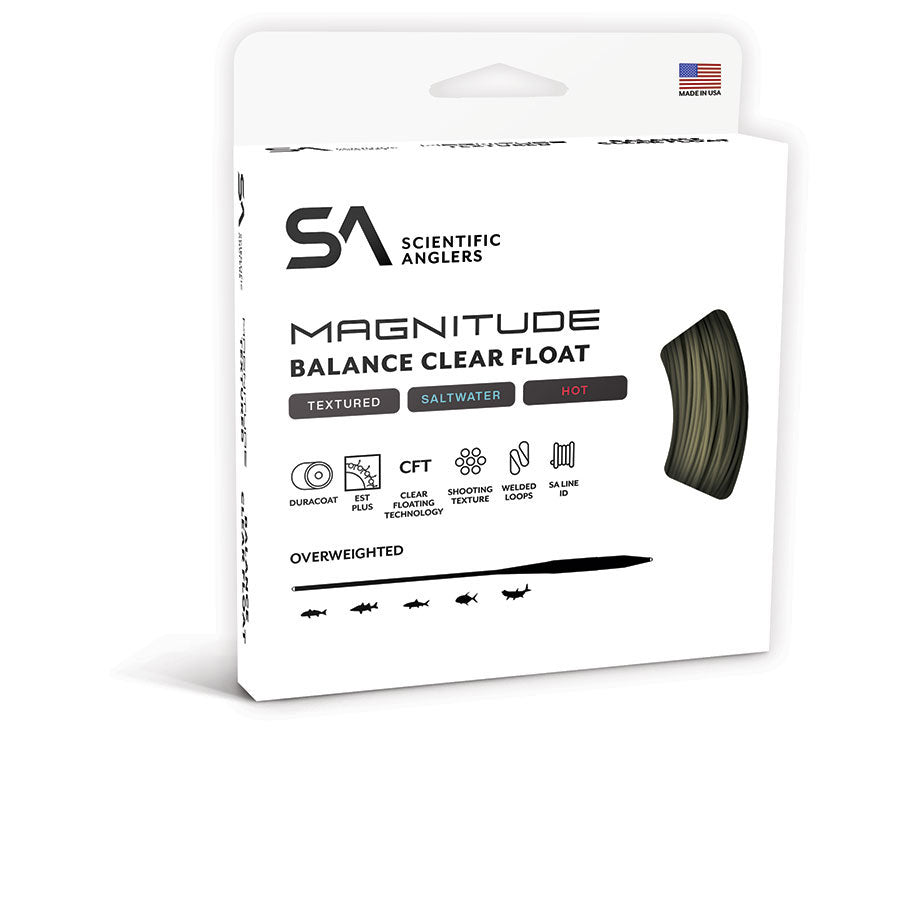 Scientific Anglers Magnitude Textured BALANCE CLEAR Fly Line - New!