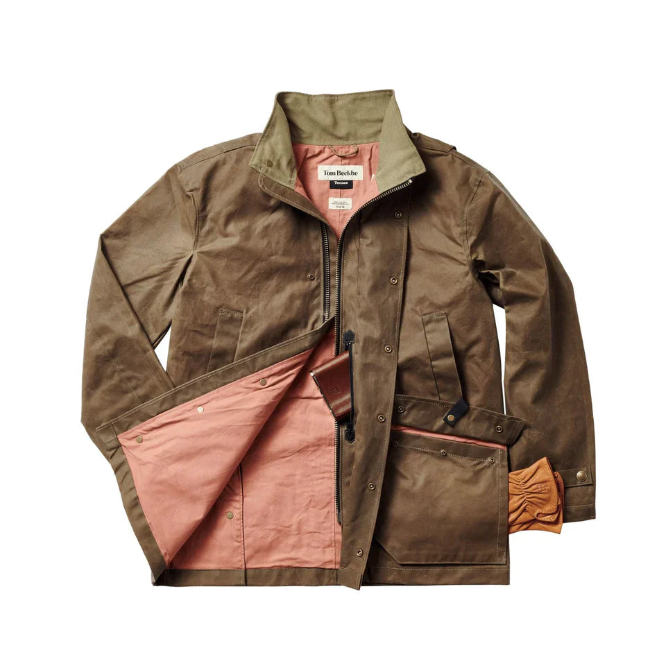 Tom Beckbe Tensaw Jacket in Tobacco Brown
